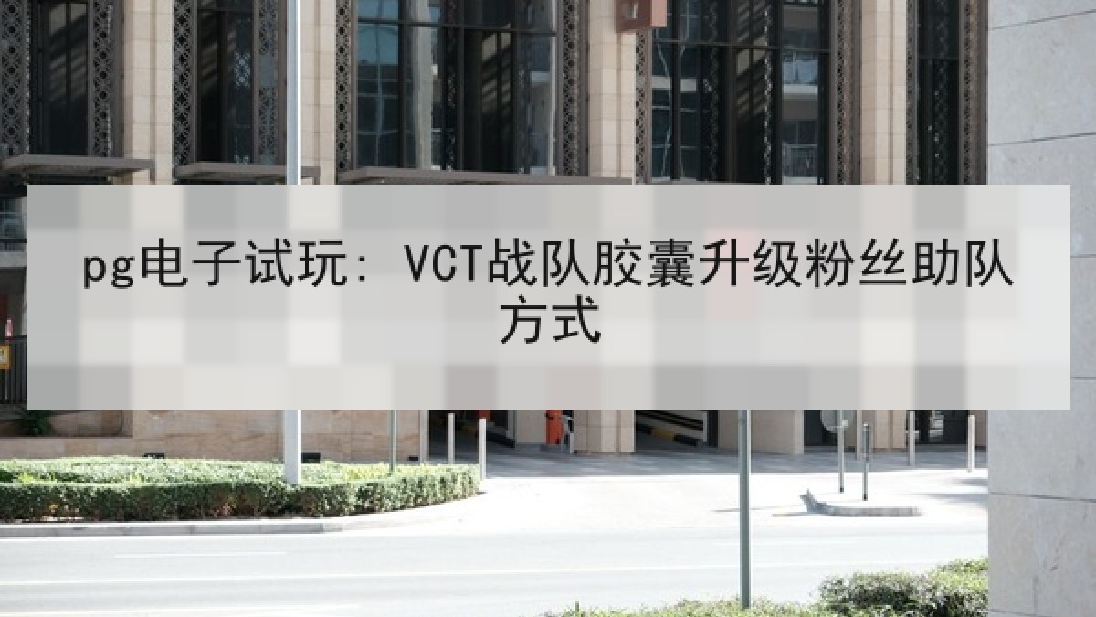 pg电子试玩: VCT战队胶囊升级粉丝助队方式